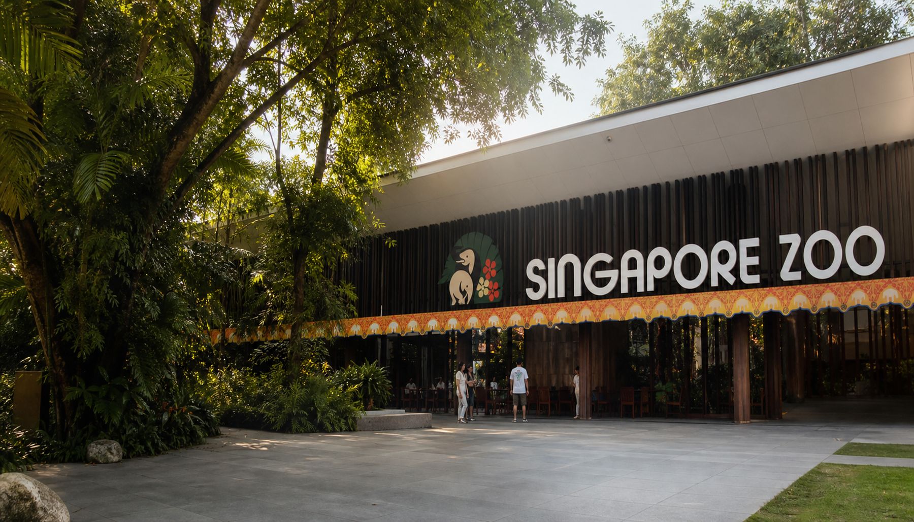 Rainforest habitat at Singapore Zoo